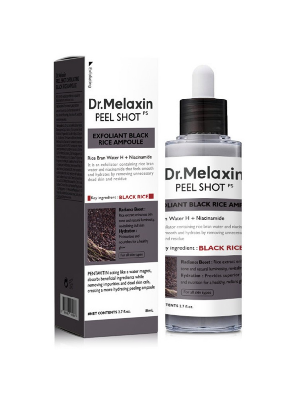 Dr. Melaxin — Peel Shot Exfoliating Black Rice Ampoule