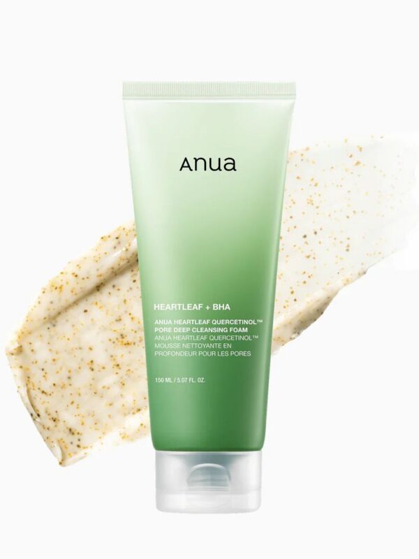 ANUA — Heartleaf Quercetinol Pore Deep Cleansing Foam – mousse nettoyante 150 ml